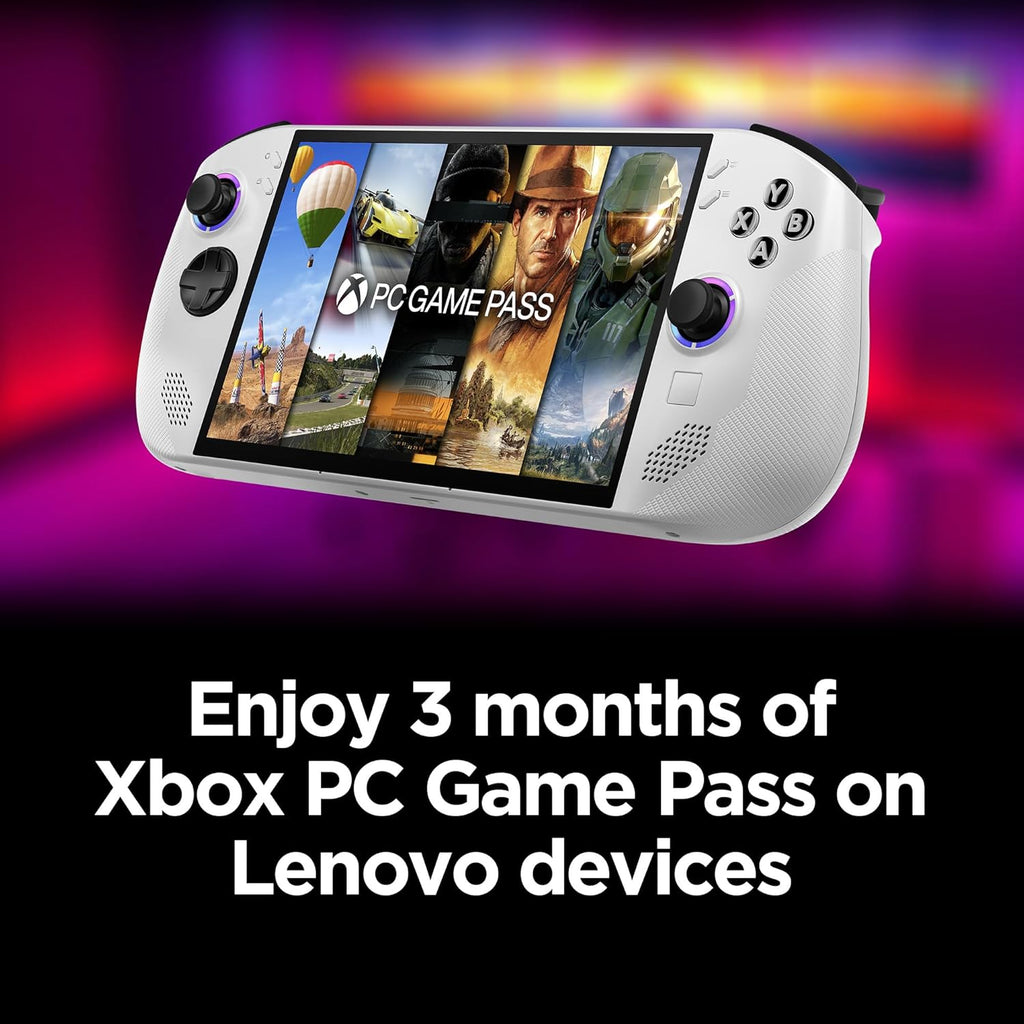 Legion Go S - 2025 - Mobile Gaming Console - AMD Radeon Graphics - 8" Puresight IPS Display - 120Hz - AMD Ryzen™ Z2 Go - 16GB Memory - 512GB Storage - Glacier White - Free PC Game Pass