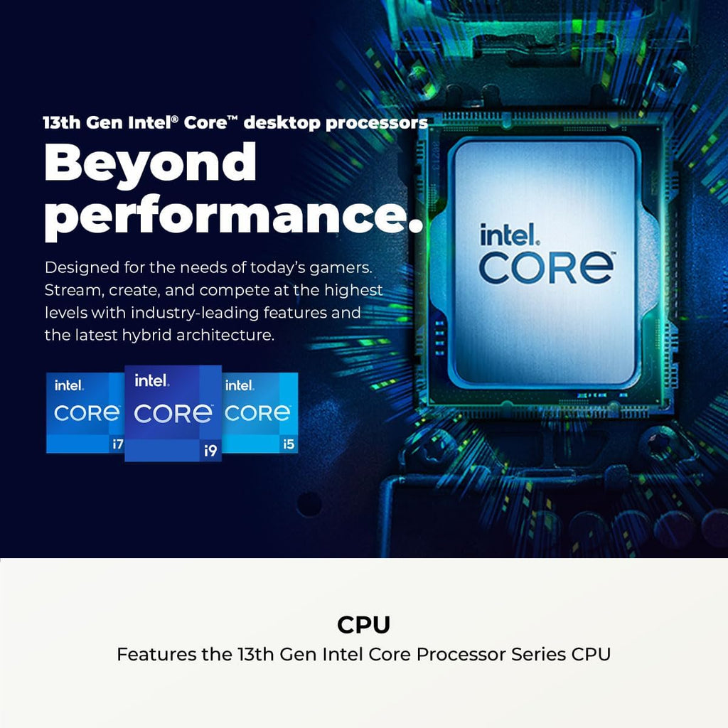 Gamer Xtreme VR Gaming PC, Intel Core I5-13400F 2.5Ghz, Geforce RTX 5060 8GB, 16GB DDR5, 1TB Pcie 4.0 SSD, Wifi Ready & Windows 11 Home (Gxivr8060A40)