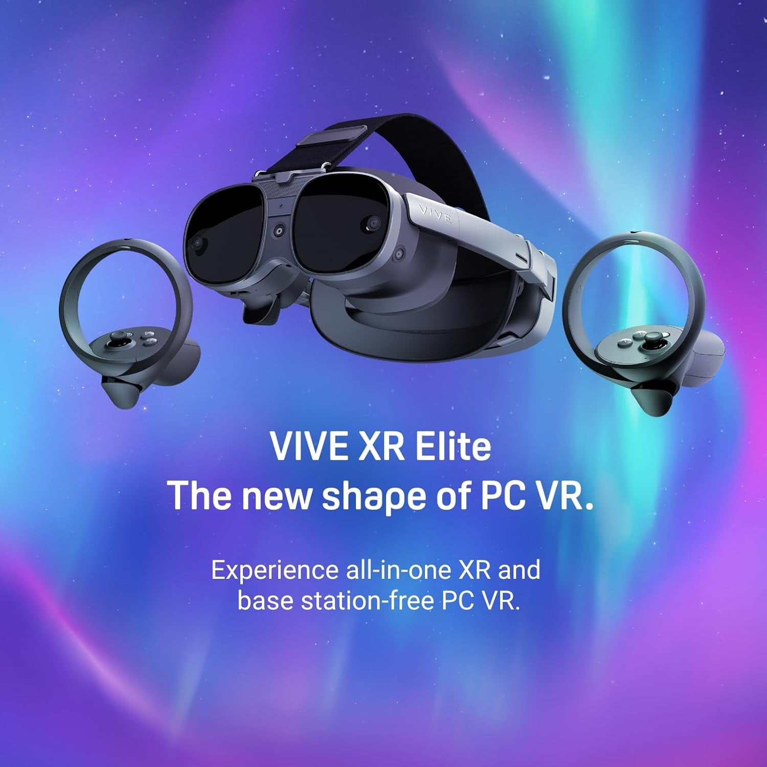 Vive XR Elite with Deluxe Pack — Mixed Reality and PC VR Headset + Controllers