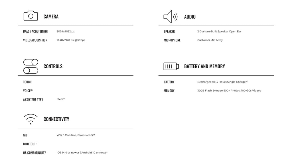 Ray-Ban Skyler (Gen 1) AI, Photo and Video Capture - Shiny Chalky Grey, Transitions® Sapphire Lenses