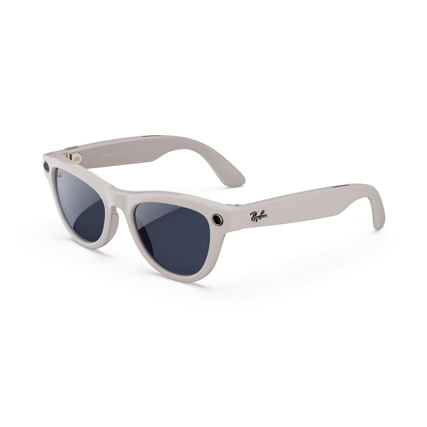 Ray-Ban Skyler (Gen 1) AI, Photo and Video Capture - Shiny Chalky Grey, Transitions® Sapphire Lenses