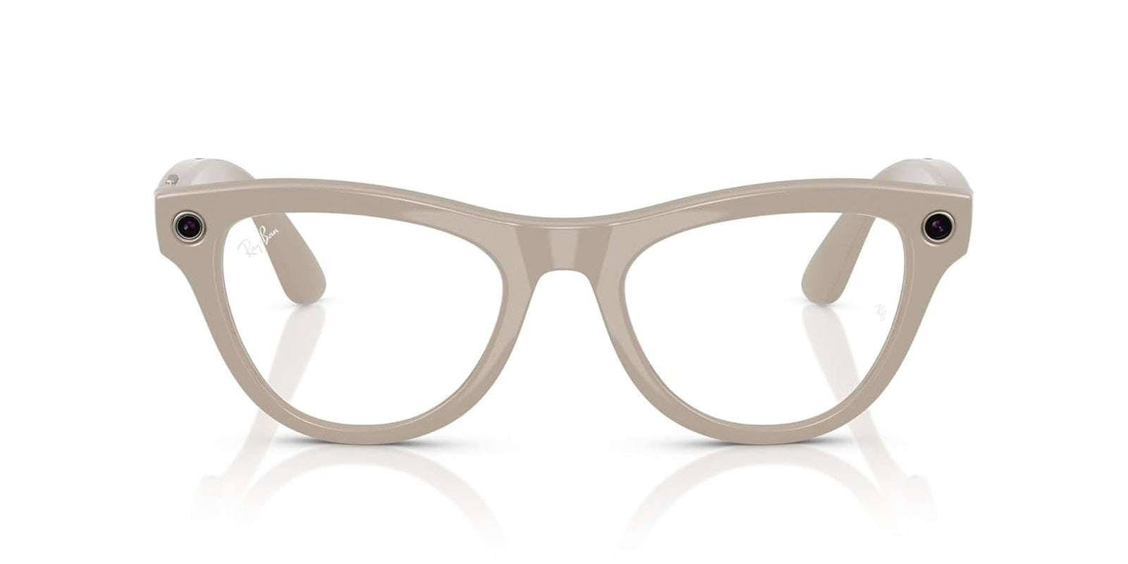 Ray-Ban Skyler (Gen 1) AI, Photo and Video Capture - Shiny Chalky Grey, Transitions® Sapphire Lenses