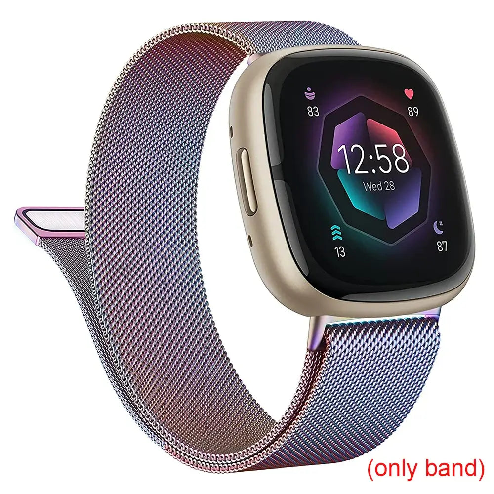 Fitbit Versa & Sense Magnetic Steel Band - Elegant Design