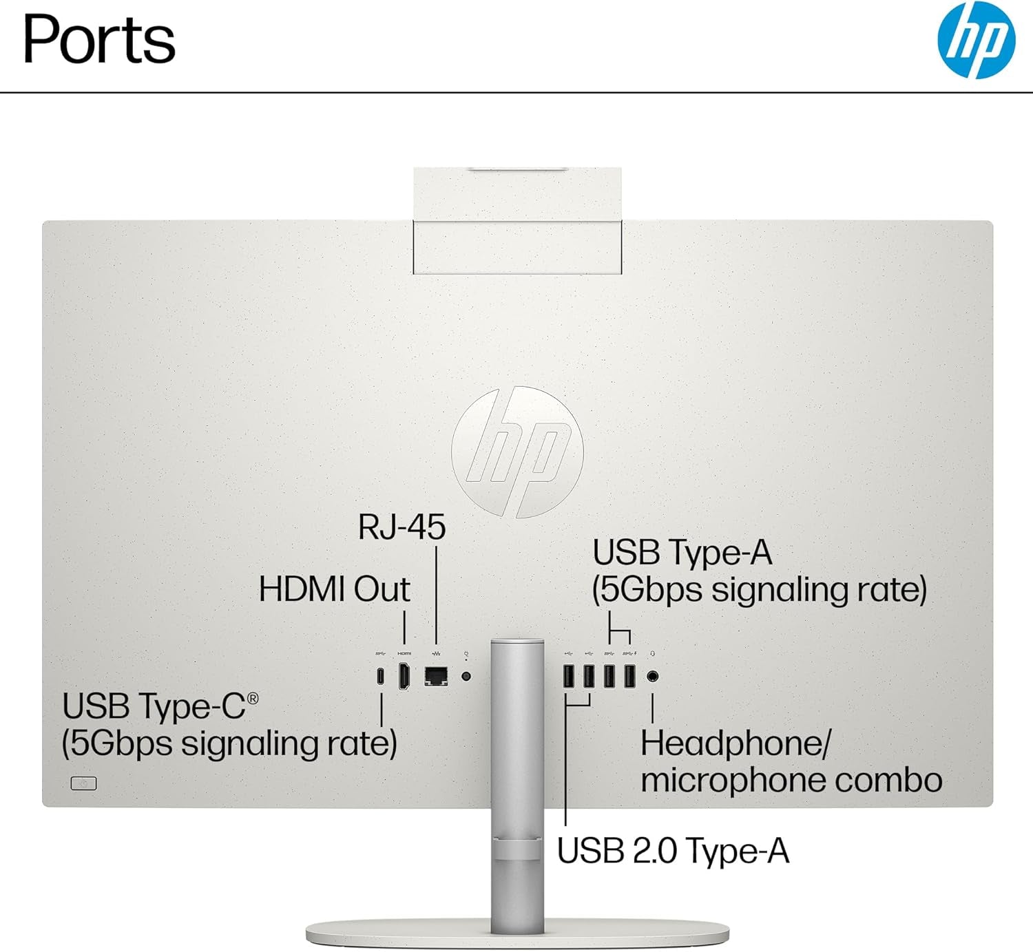 27 Inch All-In-One Desktop PC, FHD Display, AMD Ryzen 7 7730U, 32 GB RAM, 1 TB SSD, AMD Radeon Graphics, Windows 11 Home, 27-Cr0012 (2024)