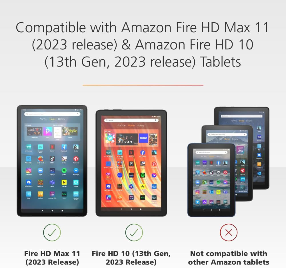 Made for Amazon Stylus Pen for Fire Max 11 (2023 Release) & Amazon Fire HD 10, (13Th Gen, 2023 Release) Tablets