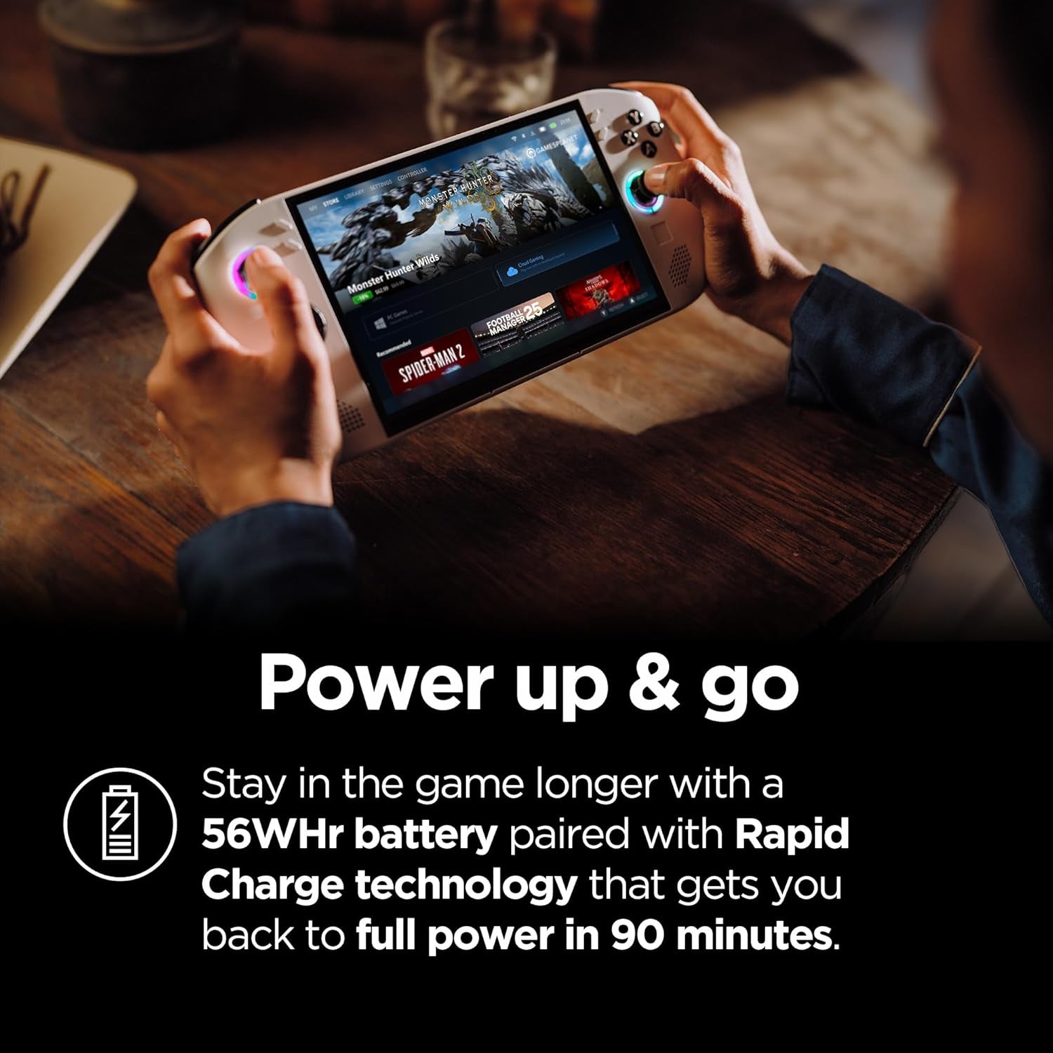 Legion Go S - 2025 - Mobile Gaming Console - AMD Radeon Graphics - 8" Puresight IPS Display - 120Hz - AMD Ryzen™ Z2 Go - 16GB Memory - 512GB Storage - Glacier White - Free PC Game Pass