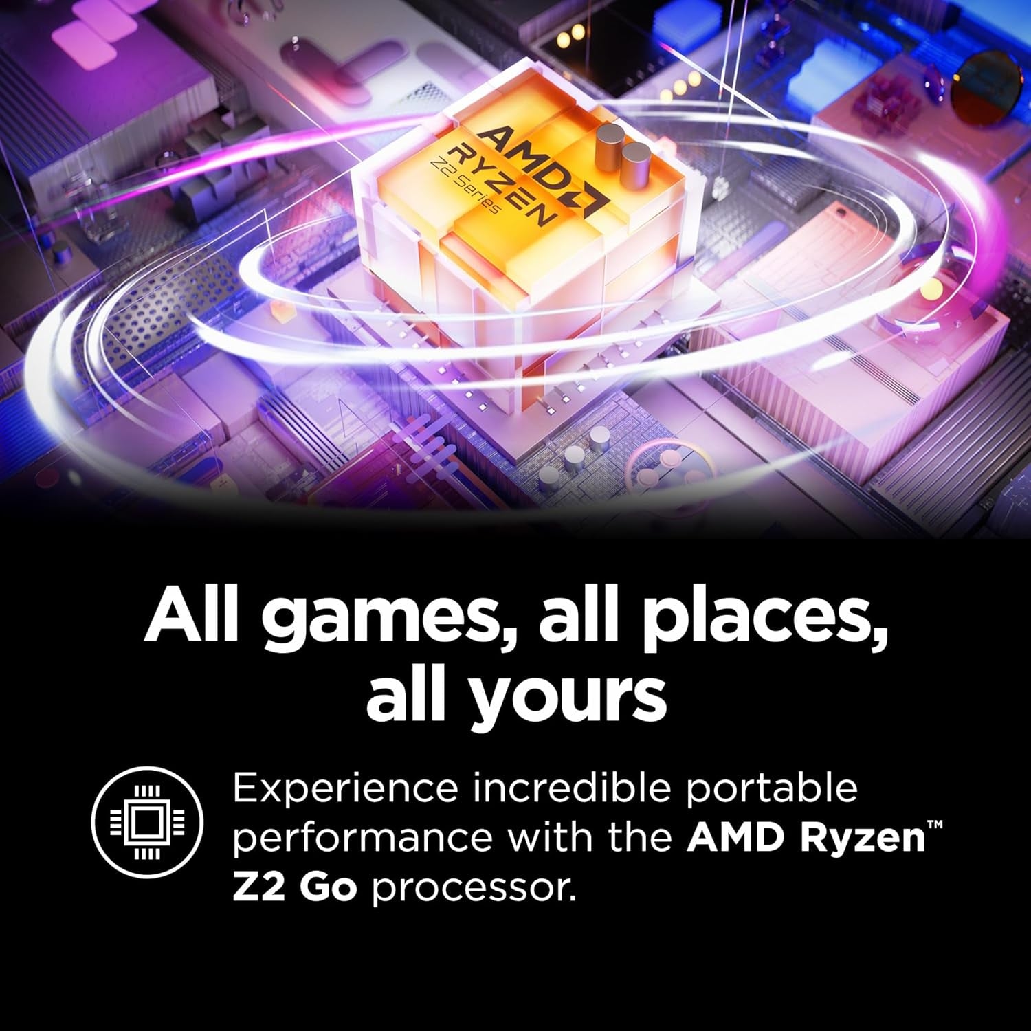 Legion Go S - 2025 - Mobile Gaming Console - AMD Radeon Graphics - 8" Puresight IPS Display - 120Hz - AMD Ryzen™ Z2 Go - 16GB Memory - 512GB Storage - Glacier White - Free PC Game Pass