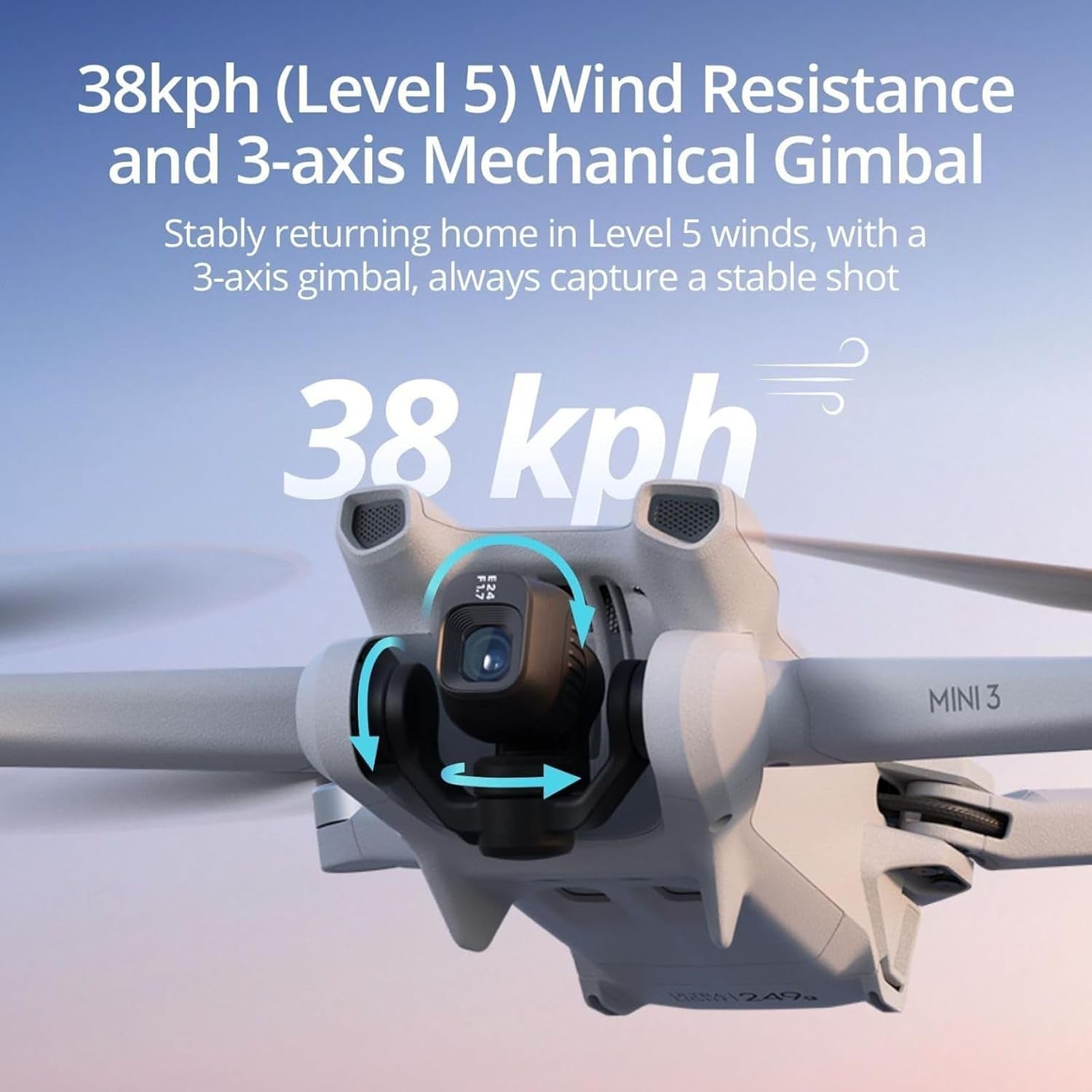 Mini 3 Fly More Combo ( RC), Drones with Camera for Adults 4K, 3 Batteries for 114-Min Flight Time, Vertical Shooting, 32800Ft (10Km) Video Transmission, Lightweight Mini Drone for Beginners
